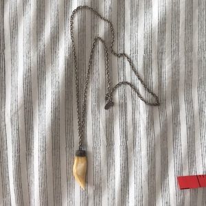 Paul Smith silver tooth necklace